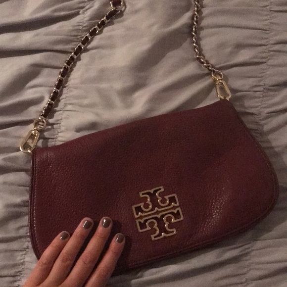 tory burch maroon crossbody